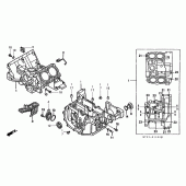 Схема вузла: Картер двигуна для Honda ST1100 Pan-European
