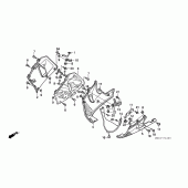 Схема вузла: Нижній обтічник для Honda CBR900RR CBR900RR Fireblade