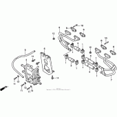 Схема узла: Система индукции воздуха для Honda CBR900RR CBR919RR Fireblade