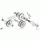 Схема узла: Balancer для Honda VT1300 Sabre