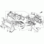 Схема вузла: Панель приладів для Honda CBR1000 CBR1000F
