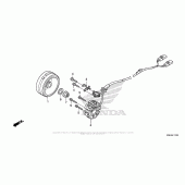 Схема вузла: Генератор для Honda CRF150 CRF150RB