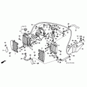 Схема узла: Радиатор для Honda XRV750 Africa Twin