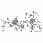 Схема вузла: Карбюратор (COMPONENT PAR TS) (VT125C1 / 3) (VT125C21) для Honda VT125 Shadow