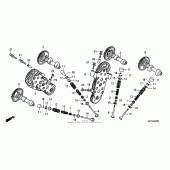 Схема вузла: Шток & Клапан для Honda RVT1000R RVT RC51