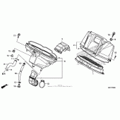 Схема узла: Воздушный фильтр для Honda CTX700