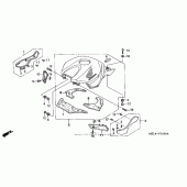 Схема узла: Top shelter для Honda CBR1000 CBR1000RR Fireblade