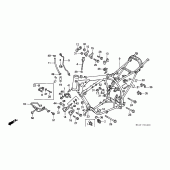 Схема вузла: Рама для Honda XR600