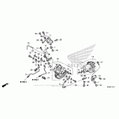 Схема вузла: Rear Power Unit + Rear Valve Unit для Honda CBR1000 CBR1000RR (ABS) Fireblade