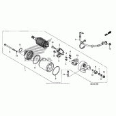 Схема узла: Стартер электрический для Honda NT700 NT700V