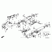 Схема узла: Выхлопная система (vtx1800n) для Honda VTX1800