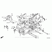 Схема вузла: Рама для Honda VT750 Shadow Phantom