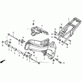 Схема узла: Рама для Honda CBR900RR CBR919RR Fireblade