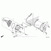 Схема вузла: Водяний насос для Honda CBR1000 CBR1000RR Fireblade
