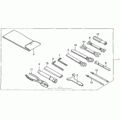 Схема вузла: Інструмент для Honda VT600 Shadow VLX Deluxe