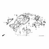 Схема вузла: Заднє крило для Honda VFR800 Interceptor