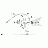 Схема вузла: Підставка для Honda CBR600