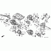 Схема вузла: Карбюратор (COMPONENT PARTS) для Honda VFR750F VFR750R (RC30)