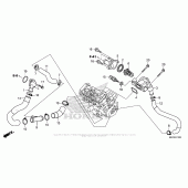 Схема вузла: Термостат для Honda CBR1000 CBR1000RR Fireblade