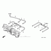Схема вузла: Throttle body (tubing) 01-03 для Honda CBR1100XX Blackbird