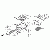 Схема узла: Воздушный фильтр для Honda CBF150