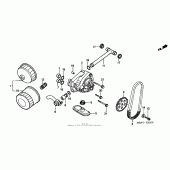 Схема вузла: Масляний насос для Honda VT750 Shadow Deluxe