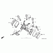 Схема вузла: Cowl stay (abs) для Honda VFR800 Interceptor