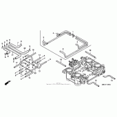 Схема вузла: Throttle body tubing для Honda VFR800 Interceptor