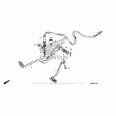 Схема вузла: Педаль (Лапка) для Honda XR650