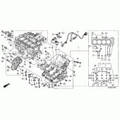 Схема вузла: Картер двигуна для Honda CB1000 CB1000R