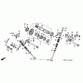 Схема вузла: Шток для Honda XR650