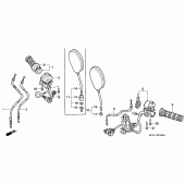 Схема вузла: Кабель перемикач для Honda CB1000 CB1000F