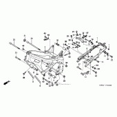 Схема узла: Рама ( 03- 04) для Honda CBR600 CBR600RR