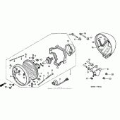 Схема вузла: Головний світло (2) для Honda CMX250 Rebel