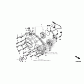 Схема вузла: Права кришка картера для Honda CB1000 CB1000R