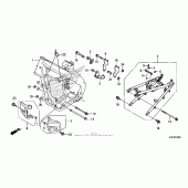 Схема узла: Рама для Honda CRF250 CRF250X
