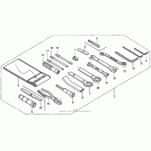 Схема узла: Инструмент для Honda PC800 Pacific Coast