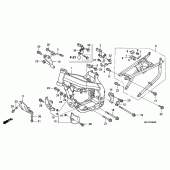 Схема вузла: Рама для Honda CRF450 CRF450X