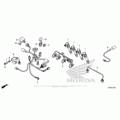 Схема вузла: Sub Harness (1) для Honda CBR1000 CBR1000RR Fireblade