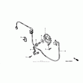 Схема вузла: Ignition pulse generator для Honda VT1100 Shadow Spirit