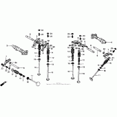 Схема вузла: Шток для Honda VT600 Shadow VLX