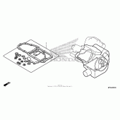 Схема вузла: Комплект прокладок В для Honda VT1300 Sabre