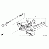 Схема узла: Задний рычаг (Маятник) для Honda ST1300 Pan-European Police