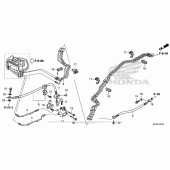 Схема вузла: Brake Line (2) для Honda VT1300 Interstate