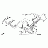 Схема вузла: Система вентиляція картера для Honda XR650