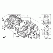 Схема вузла: Картер двигуна для Honda VTR1000 Firestorm
