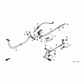 Схема вузла: Педаль (Лапка) для Honda CMX250 Rebel