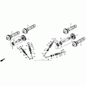 Схема узла: Распредвал для Honda ST1100 Pan-European