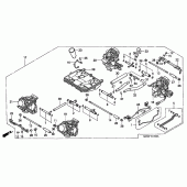 Схема узла: Карбюратор (ASSY.) для Honda VF750 Magna