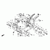 Схема узла: Рама для Honda VTX1800